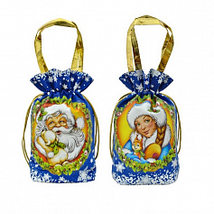 Под. Мешочек Веселый Санта Синий (М0800С9032)